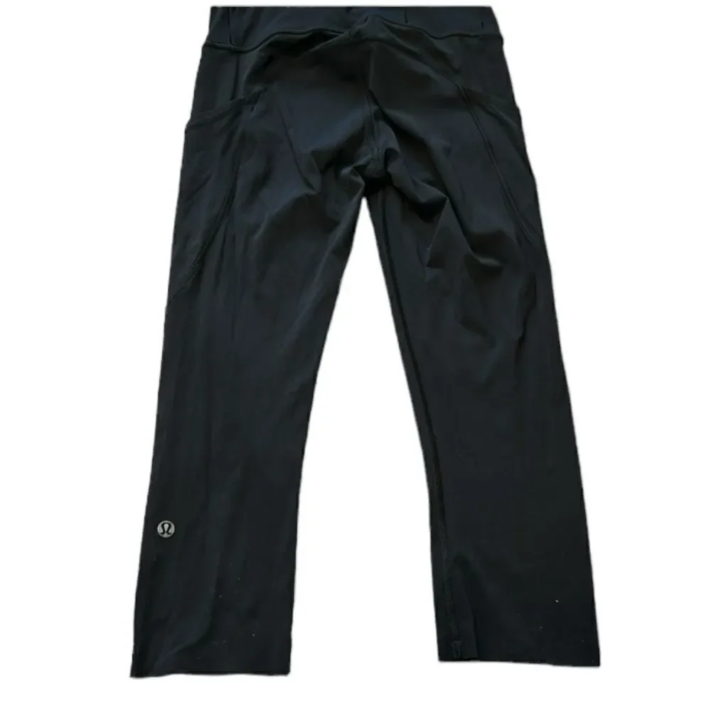 Lululemon fast and free cropped leggings with little pockets / hip pockets 4